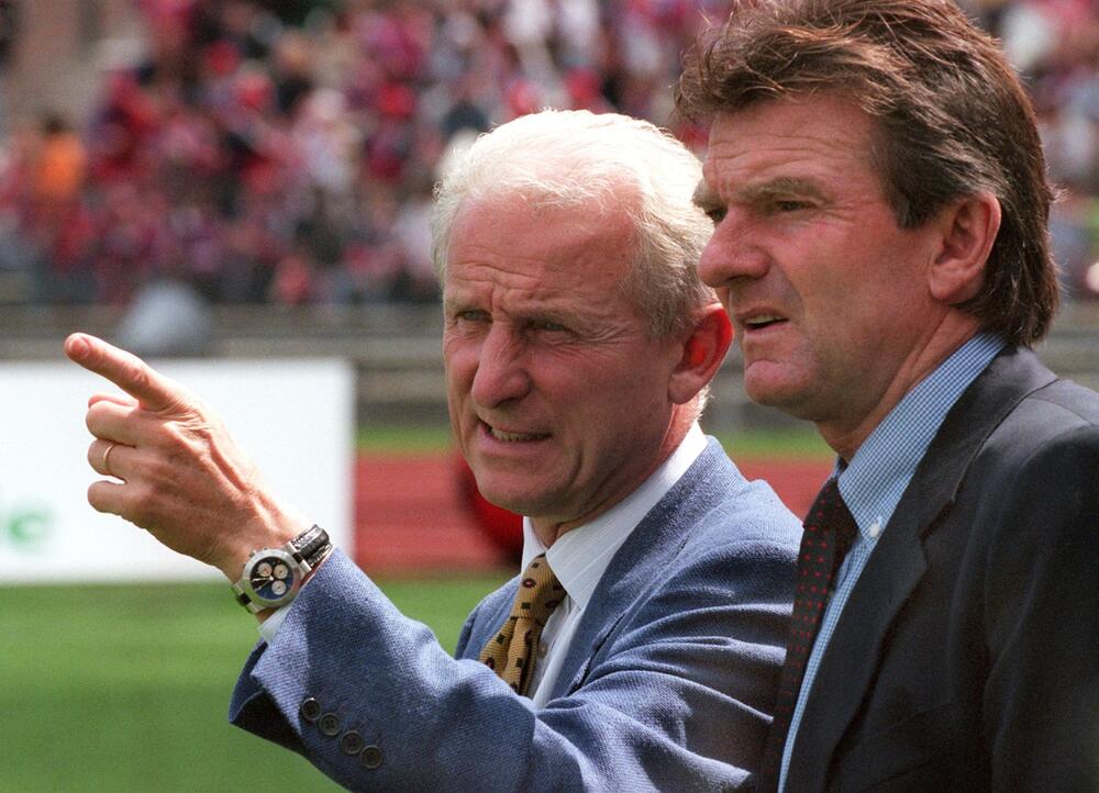 Giovanni Trapattoni und Egon Coordes