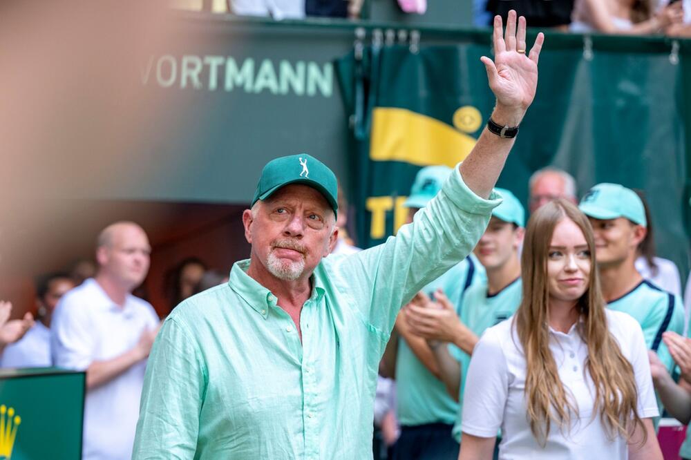 Boris Becker in Halle/Westfalen