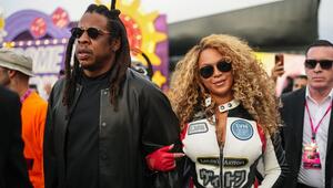 Jay-Z und Beyoncé beim F1 Grand Prix von Las Vegas.