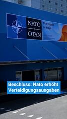 NATO beschließt eine Erhöhung der Verteidigungsausgaben