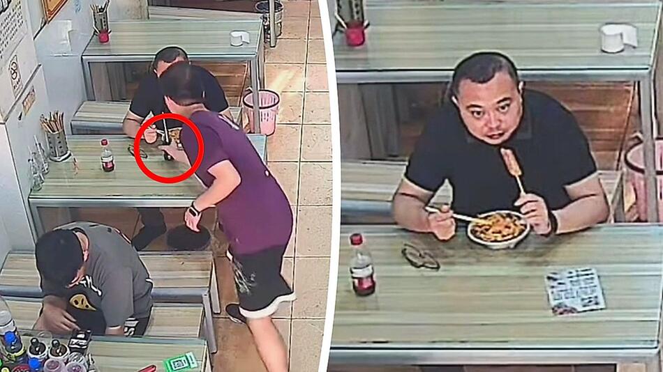 Dreister geht es nicht: Durstiger Dieb klaut Gast im Restaurant das Getränk