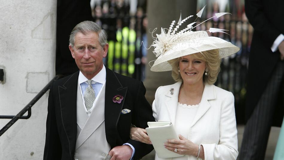 Charles und Camilla bei ihrer Hochzeit