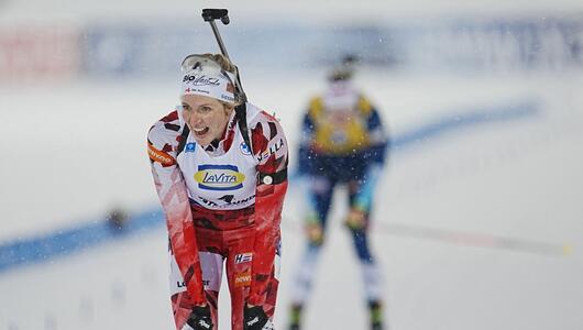 Lisa Hauser hört mit Biathlon auf.