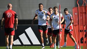 Abschlusstraining Nationalmannschaft vor dem Spiel gegen Serbien