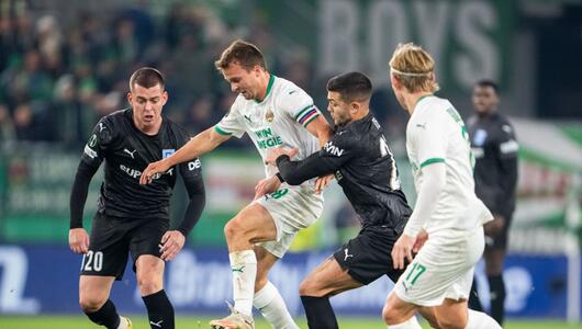 Kaum ein Durchkommen für die Rapidler