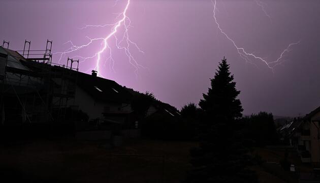 Wetterdienst erwartet heftige Gewitter in Sachsen