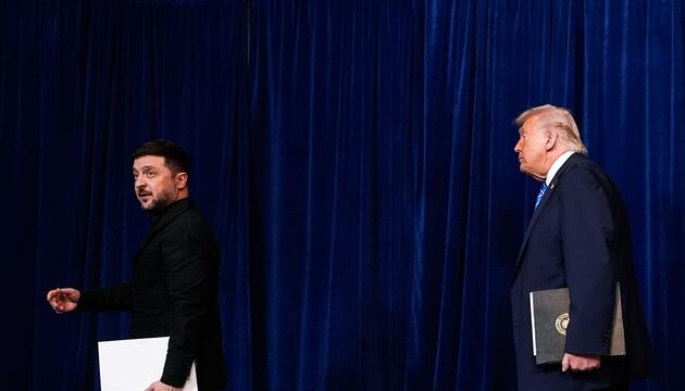 US-Präsident Trump empfängt Präsident Selenskyj in Florida