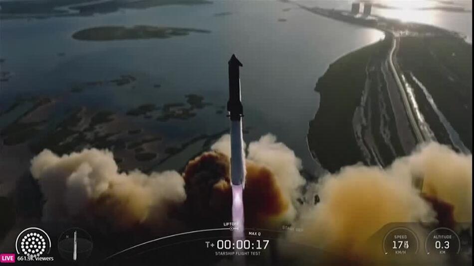 SpaceX testet erfolgreich elfte Starship-Rakete
