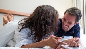 Paar im Bett