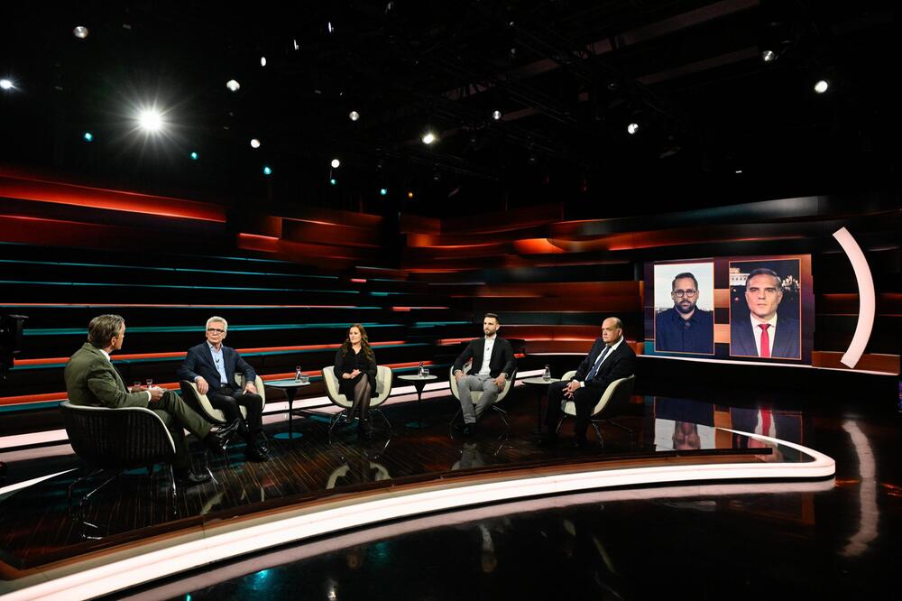 Markus Lanz, Thomas de Maizière, Janine Wissler, Jan Solwyn, Robin Alexander, Paul Ronzheimer