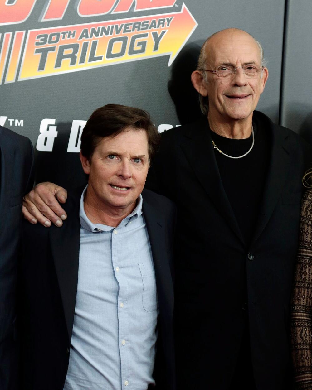 Michael J. Fox und Christopher Lloyd 2015