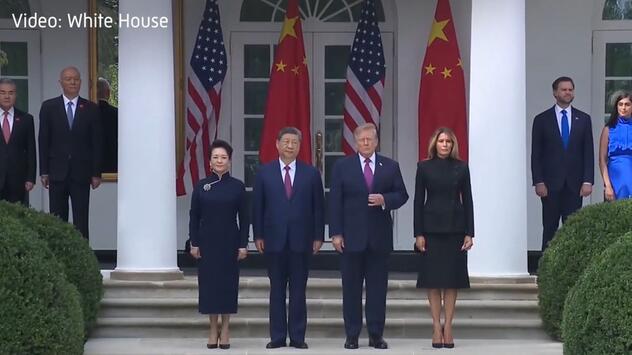 Trump empfängt Xi: Viel Pomp und demonstrative Harmonie