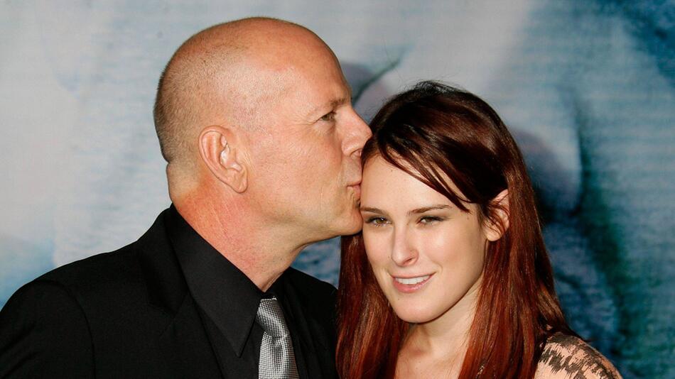 Bruce Willis und seinee Tochter Rumer während eines Events vor einigen Jahren.