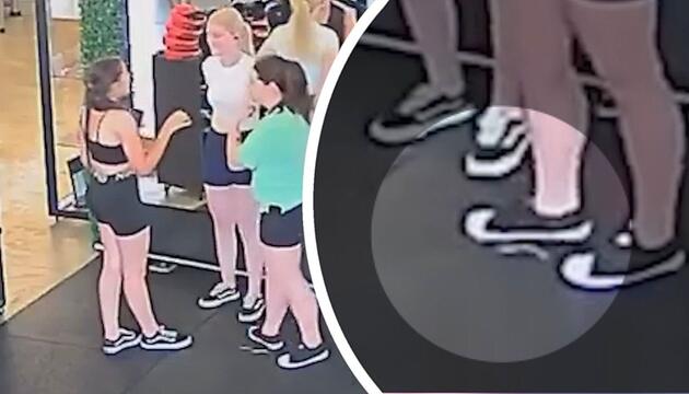 Schock beim Training: Kleine Schlange sorgt für Panik im Fitnessstudio