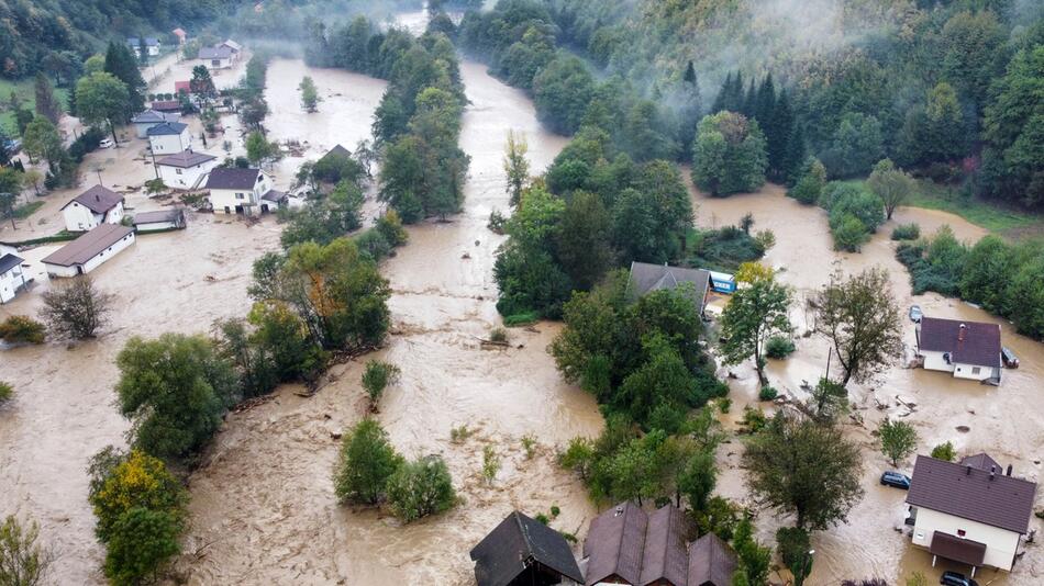 Hochwasser in Bosnien-Herzegowina