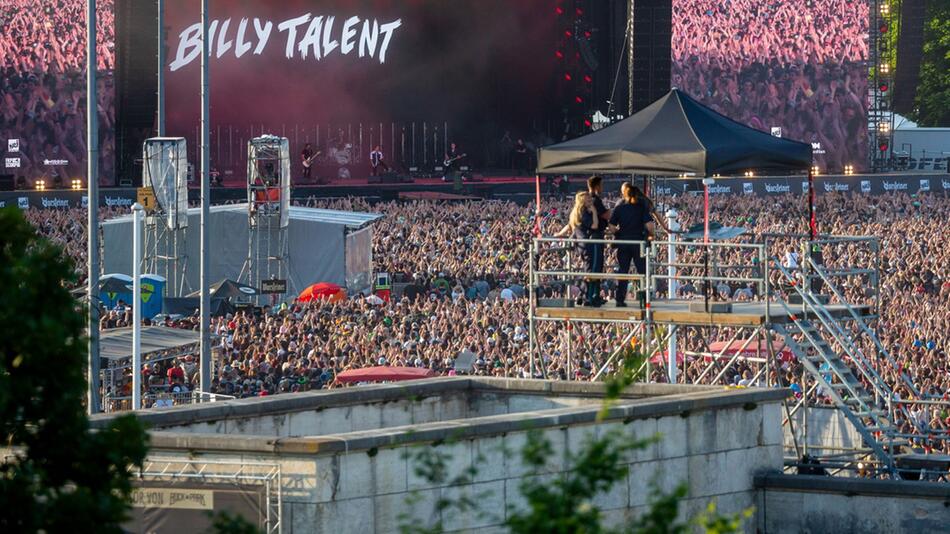 Die Band Billy Talent bei ihrem "Rock im Park"-Auftritt im vergangenen Jahr.