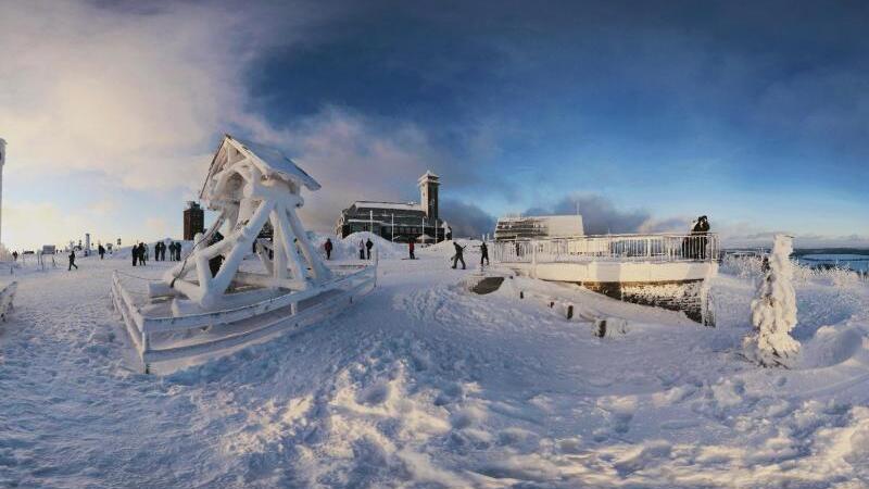 Eis- und Schneelandschaft