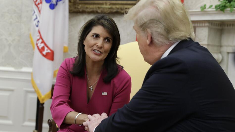 Nikki Haley, US-Botschafterin, UN, Rücktritt, Donald Trump