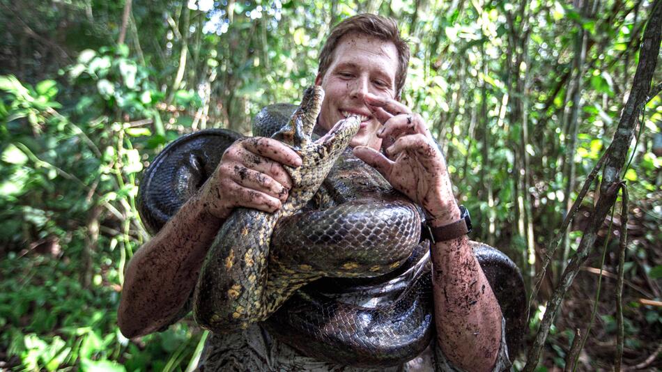 Professor Freek Vonk am Amazonas