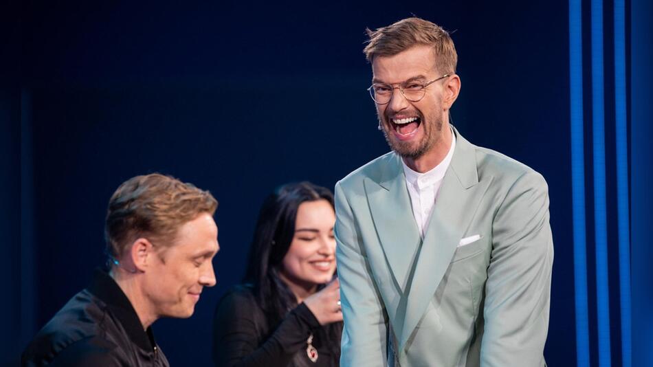 "Wer stiehlt mir die Show?": Matthias Schweighöfer (l.) und Joko Winterscheidt.