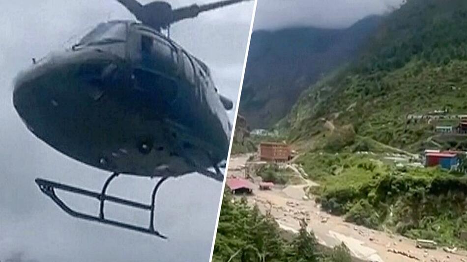 Flut zerstört Brücke zwischen Nepal und China: 18 Menschen vermisst