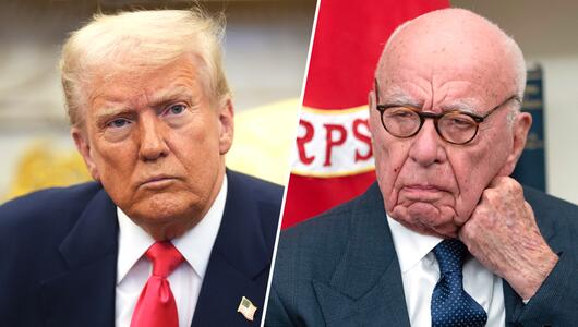Bildkombo Donald Trump und Rupert Murdoch