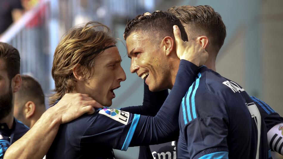Cristiano Ronaldo und Luka Modric