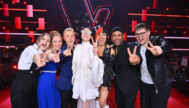Die Finalisten von "The Voice of Germany" 2025.