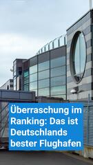 Ein kleiner Flughafen lässt Deutschlands große Airports im Ranking hinter sich