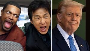 Donald Trump neben Chris Tucker und Jackie Chan in "Rush Hour 3".