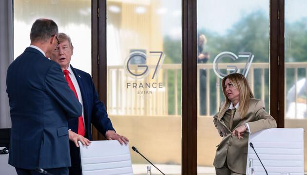 Merz, Trump und Meloni