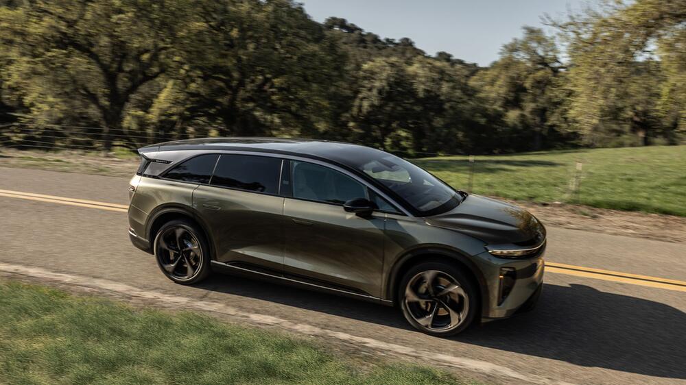 Fahransicht Lucid Gravity