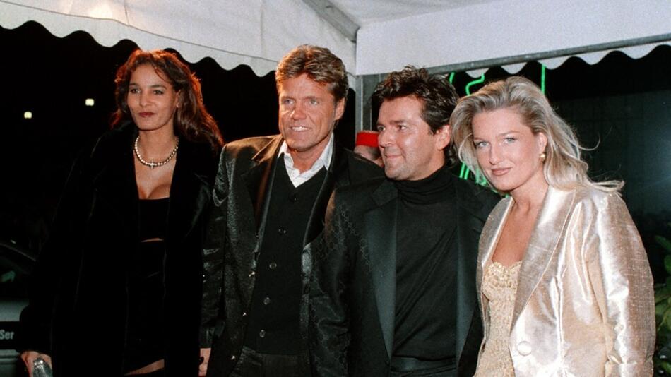 Ein Bild aus der Vergangenheit: Dieter Bohlen mit seiner damaligen Lebensgefährtin Nadja Abd el ...