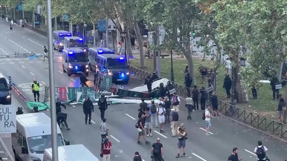 Vuelta: Schlussetappe der Spanienrundfahrt abgebrochen