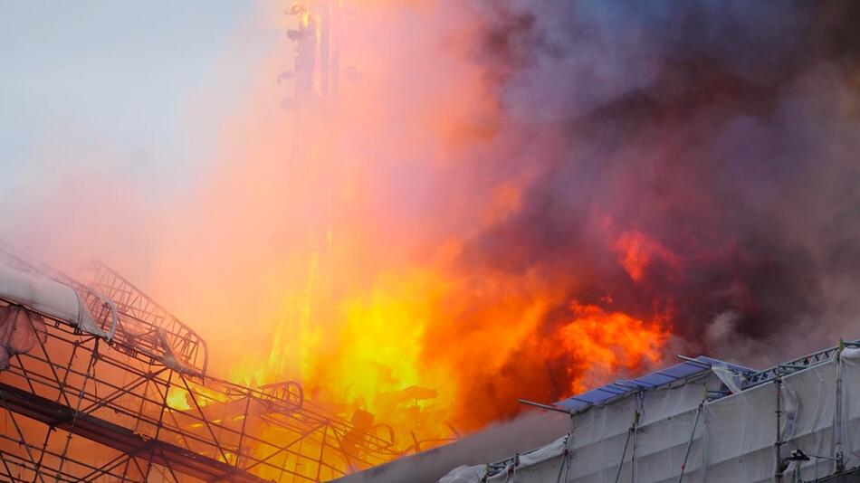 Brand in Kopenhagener Börse