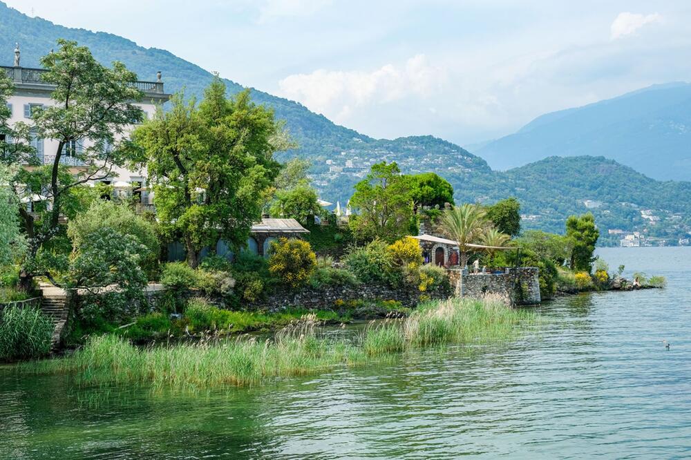 Eine Insel im Lago Maggiore