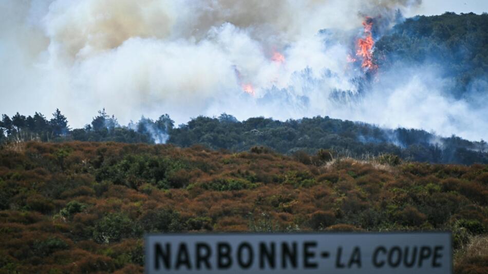 Waldbrand in Südfrankreich