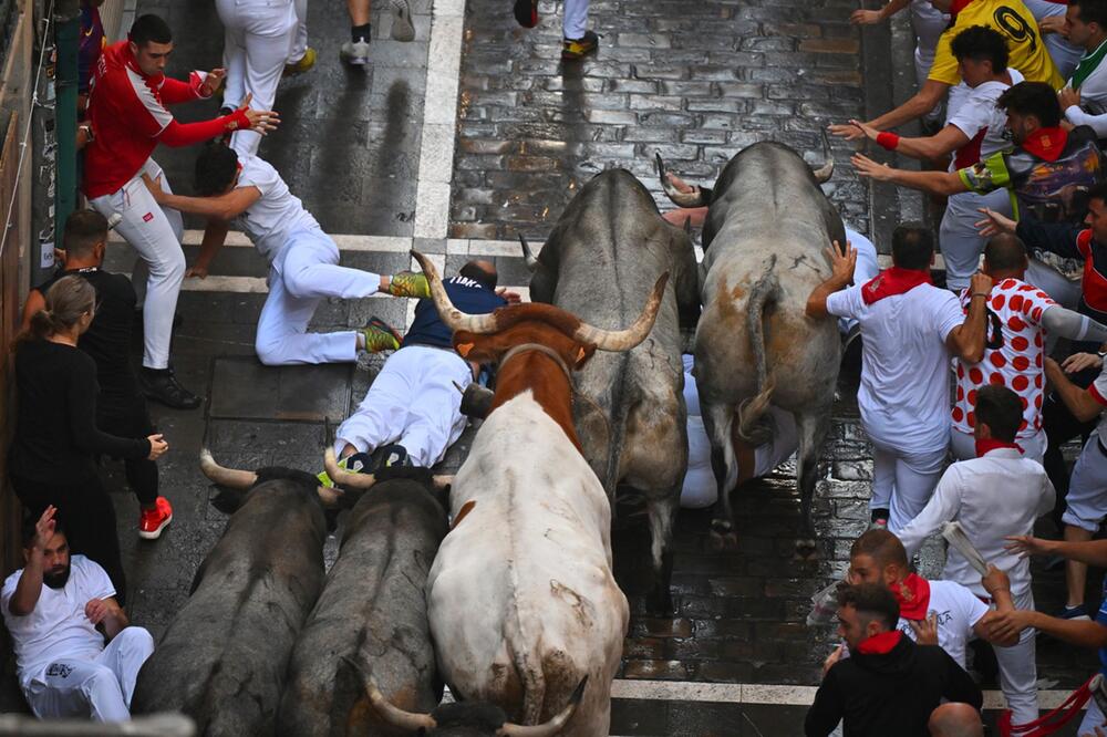 Stierlauf in Pamplona