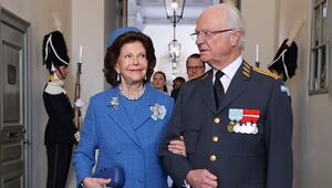 Königin Silvia und König Carl Gustaf läuten die Feierlichkeiten zu ihrem Hochzeitstag bereits am ...