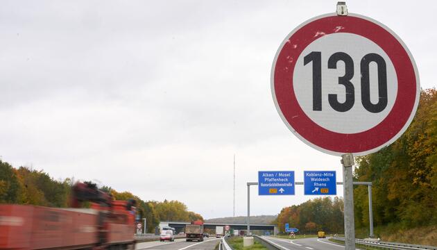 Tempolimit auf der Autobahn