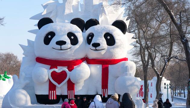 Eisfestival in Harbin