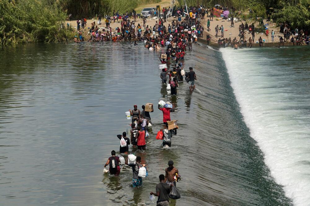 Migration an der Grenze zwischen Mexiko und USA