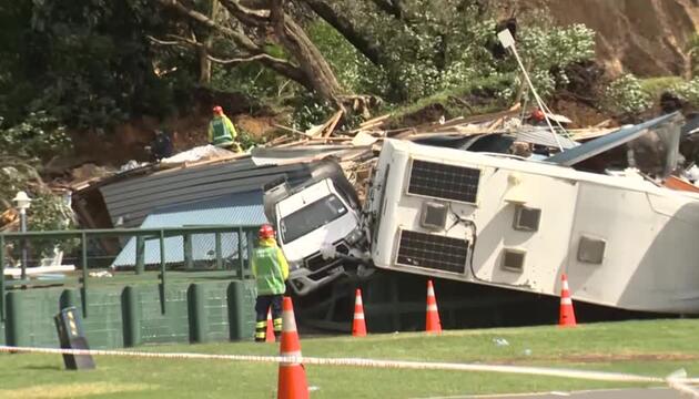 Mehrere Vermisste nach Erdrutsch auf Campingplatz in Neuseeland