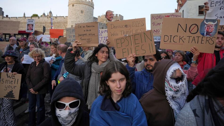 Vor dem Trump Besuch in Großbritannien