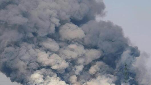 Der Brand im Föhrenwald breitete sich rasch aus