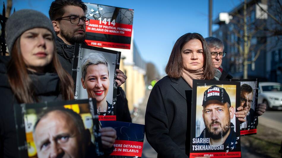 Proteste gegen Belarus in Litauen