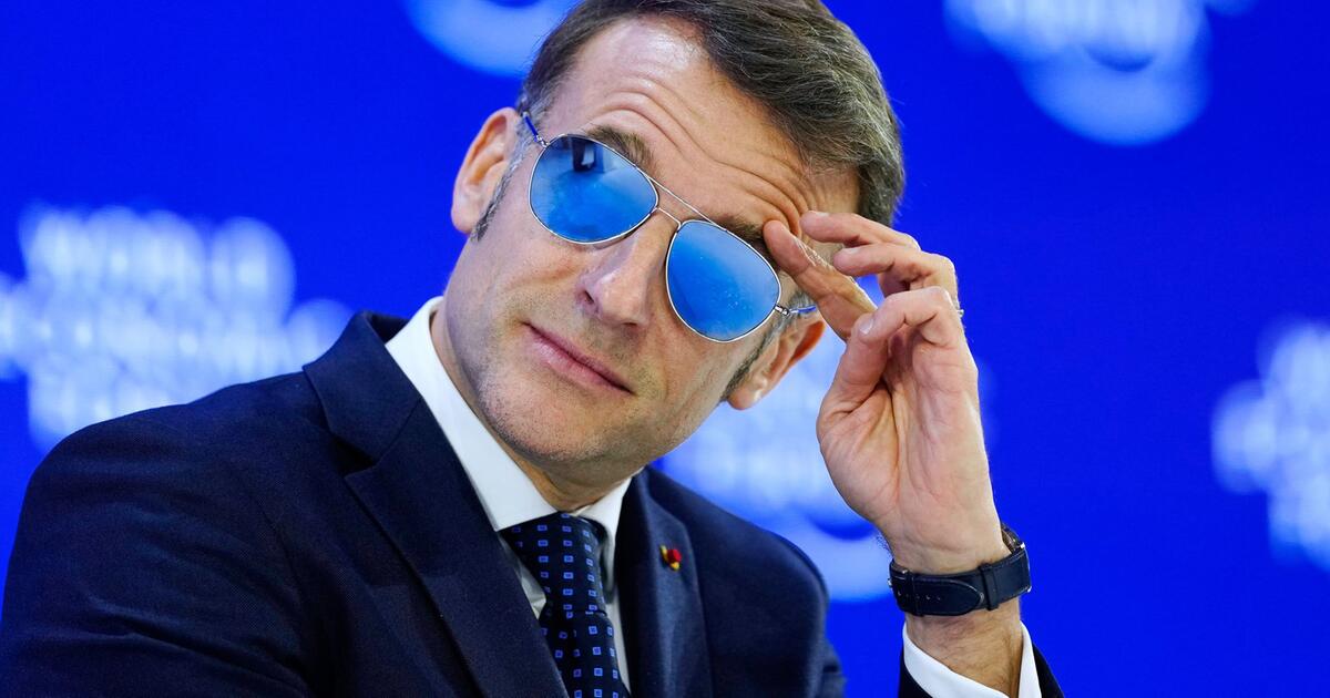 Präsident mit dem  Tigerauge : Darum trägt Macron eine Sonnenbrille
