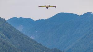 Löschflugzeuge flogen Weißensee an