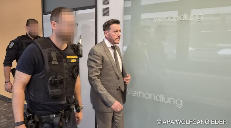 Benko wirkte nach der Haftprüfungsverhandlung sichtlich erleichtert