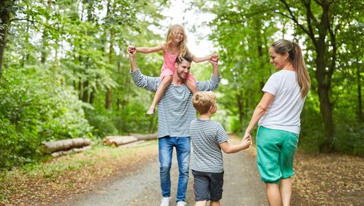 Familie mit Kindern